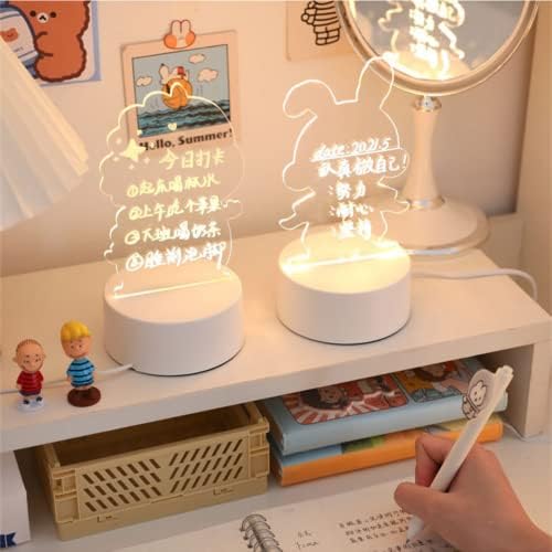 Kreatív Led Világító Jegyzettömb Újraírható üzenőfal LED Lámpák USB hálózati Éjszakai Fény Tábla Gyerekek Ajándékokat Valentin-Nap,