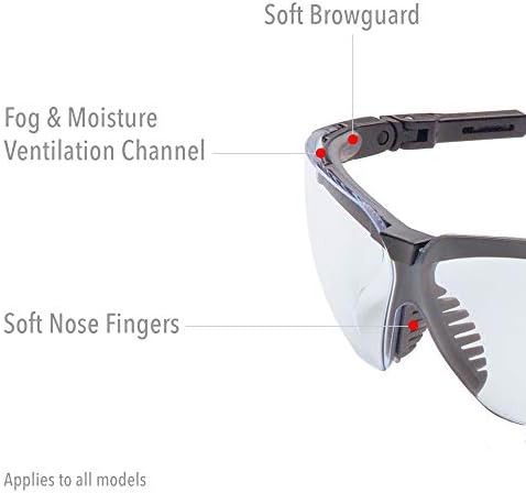 Uvex által Honeywell Genesis Biztonsági Szemüveg Uvextreme Anti-Köd Bevonat