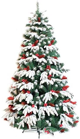 DULPLAY Özönlöttek Hó Karácsonyi Fenyő Fa, Toboz Csuklós Mesterséges karácsonyfa Díszített Fák Hagyományos Beltéri -egy 6