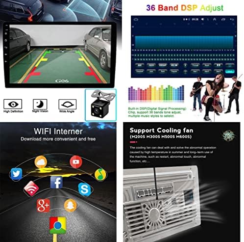 ADMLZQQ Autó Sztereó Hyundai H1 2007-2015-Re Rádió GPS Navigáció Android 10.0 DSP Carplay 9 hüvelykes IPS Érintőképernyő BT 4G WiFi/FM
