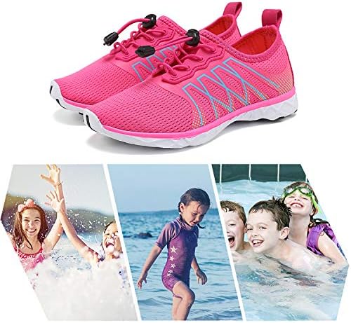 EQUICK Gyerekek Víz Cipő Fiúk & Lányok Gyerekek Aqua Cipő Úszni Cipő Sportos Cipőt Könnyű Sport Cipő (Kisgyermek/Gyerek/Nagy