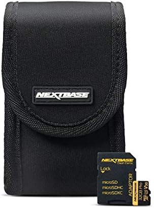 Nextbase 32GB U3-as SD Kártyát, Go Pack Dash Fényképezőgép hordtáska - Illik Minden Nextbase Dash Kamerák, valamint Védi a Dudorok