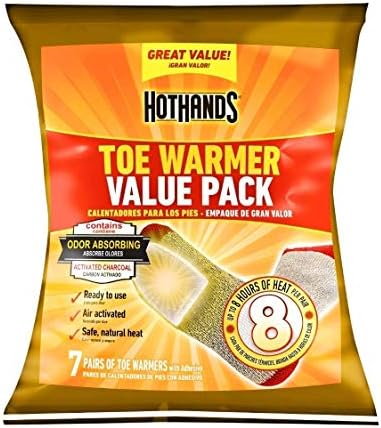 HotHands Toe Melegebb Value Pack - 7 Pár Toe Melegítő -