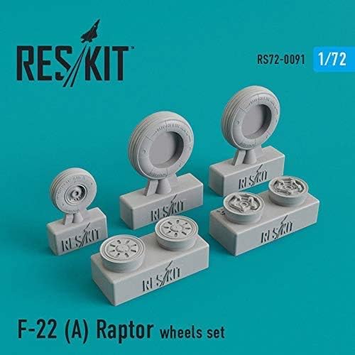 Reskit RS72-0091 - 1/72 – az F-22A Raptor Kerék Szett