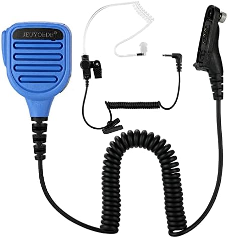 JEUYOEDE Vízálló Walkie Talkie Mikrofon Távoli Kézi Rádiós Mikrofon, 3,5 mm-es Audio Jack Kompatibilis Motorola APX pedig XPR