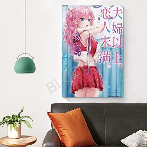 Több, Mint Egy Házaspár, De Nem Szerelmesek Minimalista Plakátok Anime Poszter Vászon Festmény Wall Art Plakát Hálószoba, Nappali