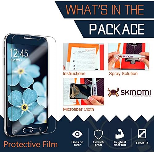 Skinomi Teljes Test Bőr Védő Kompatibilis Gyűrű Videó Csengő Pro TechSkin Teljes Lefedettség Tiszta HD Film