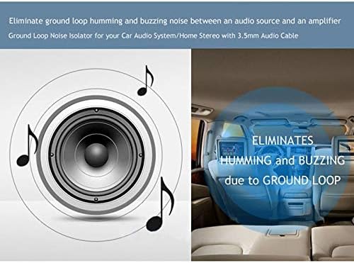 Huuog Hangszóró-3,5 mm-es Aux Audio Zaj Szűrő Megszünteti az Autó Sztereó Otthoni Sztereó