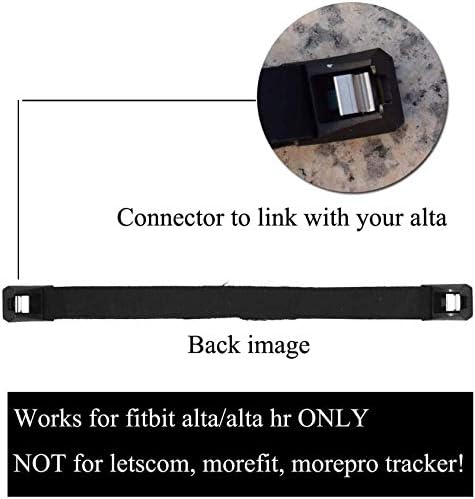 Kompatibilis Tartozék Csere Fitbit Alta/Alta HR Boka Zenekar, Boka Zenekar a Fitbit Alta/Alta HR (Fekete)