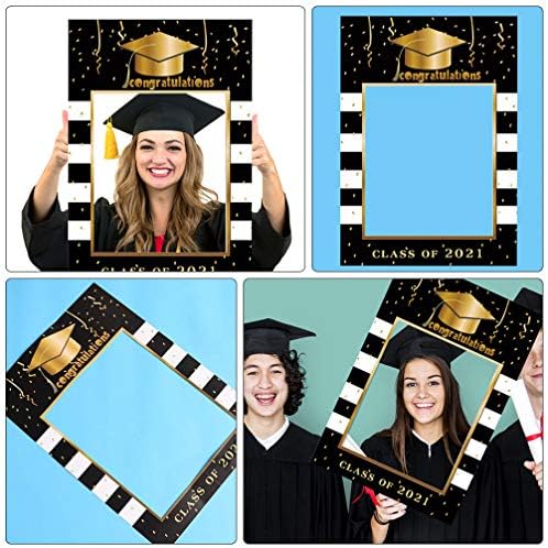 VALICLUD Keretes Érettségi egyszerű Fotó Keret Osztály 2021 Végzős Buli Fotó Kellék a középiskolát Végzettek Érettségi Buli kellékek Kellékek
