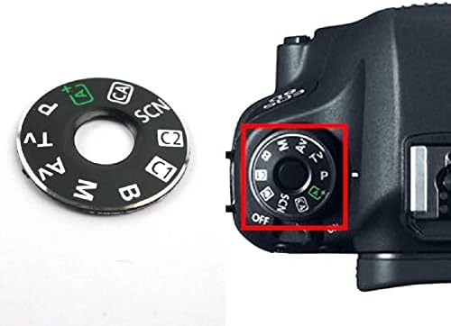 Kamera Funkció Üzemmód Tárcsát Lemezjátszó Címke Felső Fedelet Gombot Egység Felület Kap Lemez Javító Készlet a Canon EOS 6D digitális