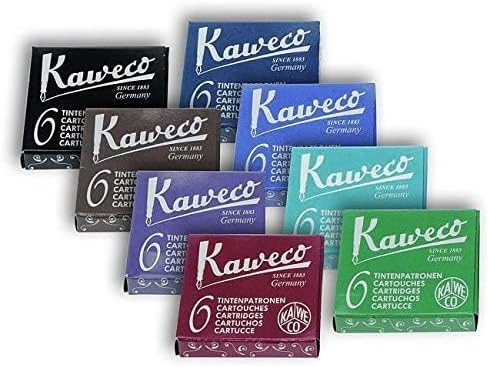 Kaweco töltőtoll Tinta Patronok rövid, 8 szín, 8 x 6 darab