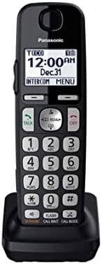 PANASONIC Tartozék Vezeték nélküli Készülék (csak a KX-TGEA40B1) a Panasonic KX-TGE433B/KX-TGE445B Telefon Modell, Fekete