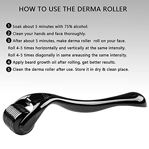 Xyemao Derma Roller meghatározott Szakállas Arc Bőr 540 Titán Microneedle Roller -Egyéni Érdekel, Ajándékok Férfiaknak a Nők bőrápoló Eszközök