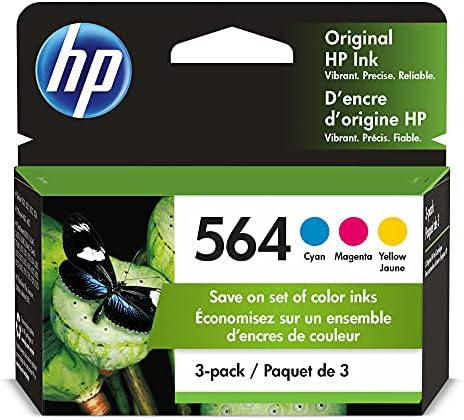 HP 564 Cián, Magenta, Sárga Festék (3 csomag) | Működik DeskJet 3500; OfficeJet 4620; PhotoSmart B8550, C6300, D5400, D7560, 5500, 6510, 6520,