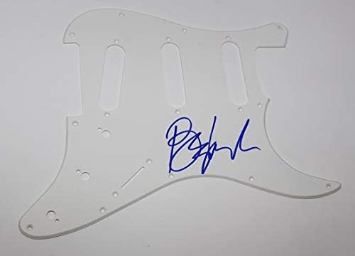 Barry Manilow Copacabana Aláírt Dedikált Fender Strat Elektromos Gitár Pickguard Loa