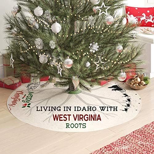 Anya Meg Én karácsonyfa Szoknya 44 Cm - Élő Idaho-ban a Nyugat-Virginiai Gyökerek - Távolsági Karácsonyi Dekoráció, Beltéri,