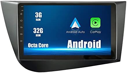 Android 10 Autoradio Autós Navigációs Sztereó Multimédia Lejátszó, GPS, Rádió, 2.5 D érintőképernyő forSEAT Leon 2005-2012 RHD Octa-Core