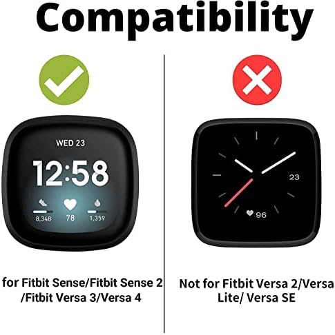 Minyee Kompatibilis Fitbit Versa 4/Versa 3/Érzék 2/az Értelemben Zenekar a Nők, Slim & Vékony bőrszíjak Karkötő Karkötő a Fitbit Versa 4/ Fitbit