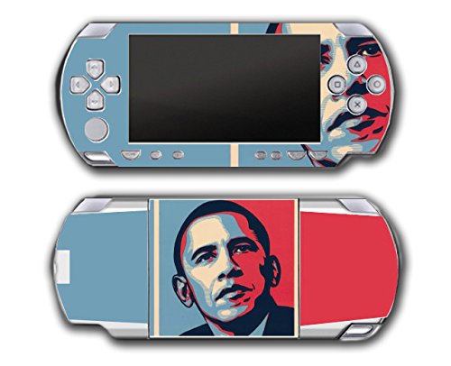 Barack Obama Engedelmeskedni Design, Videó, Játék, Vinyl Matrica Bőr Matrica Takarja a Sony PSP Playstation Portable Eredeti Kövér 1000
