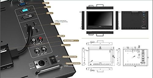 LILIPUTI BM150-4K 15.6 Carry-on 4K Monitor 3840?160 Ultra-HD Felbontás, 1000:1 Kontraszt Arány, 25ms válaszidő