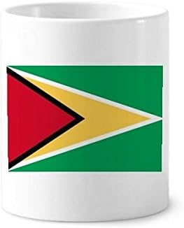 Guyana Nemzeti Zászló Dél-Amerikai Ország Fogkefe Tolltartó Bögre, Kerámia Állni Ceruzatartó