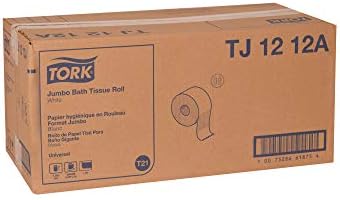 Tork Jumbo toalettpapír Roll Fehér T21, Univerzális, 1-rétegű, 6 x 4000', TJ1212A
