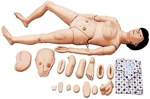 TUOZHE 5.7 ft életnagyságú betegellátás Próbabábu Ápolási Ismeretek PVC Képzés CPR Szimulátor Idősek Orvosi Képzés