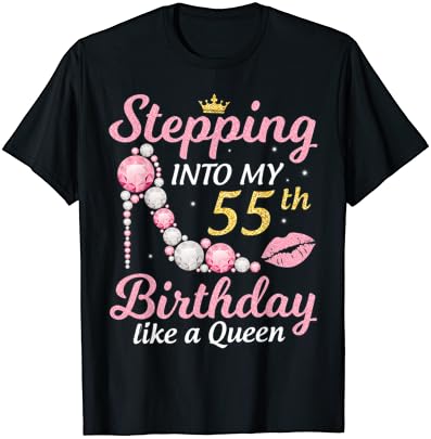 Bemegy Az 55 Születésnapját, Mint Egy Királynő Boldog Velem Anya Póló