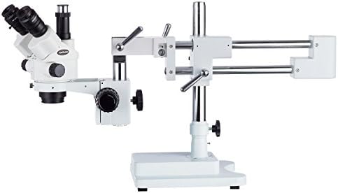 AmScope 3,5 X-180X Simul-Fokális Sztereó Zoom Mikroszkóp a Boom Stand egy LED Fény, majd 10MP Kamera