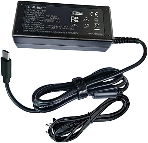 UpBright USB-C 15 V AC/DC Adapter Kompatibilis a Bang & Olufsen Beolit 20 1253303 Hatékony, Hordozható, Vezeték nélküli Bluetooth Hangszóró-15VDC