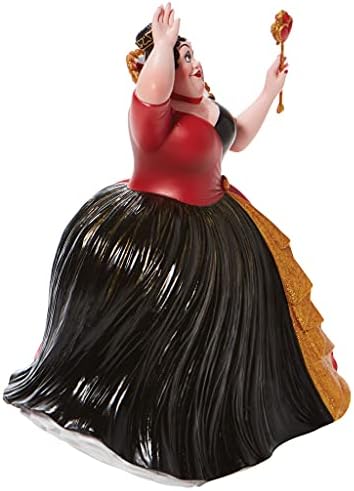 Enesco Disney Bemutató Couture de Erő Alice Csodaországban, a Szívek Királynője Figura, 9.5 Inch, Többszínű