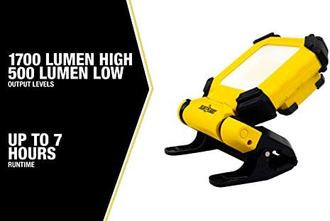 Sárga Kabát CL1170R 1700 Lumen LED Újratölthető Befogó Munka Fény, 360 fokban Elforgatható Fej-Forgatható