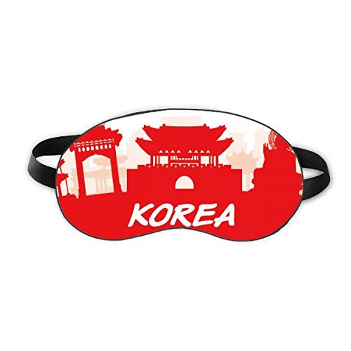Piros Körvonal Mérföldkő Korea Aludni Szem Pajzs Puha Este Kendőt Árnyékba Borító