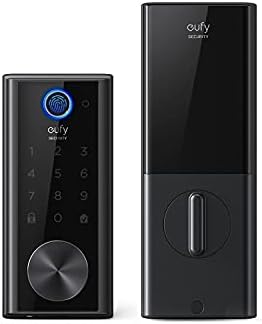 eufy Biztonsági E130 Intelligens Zár Kapcsolatot, Ujjlenyomat-Kulcs nélküli Ajtó Zár, Bluetooth Elektronikus Zár, Érintőképernyő Billentyűzet,