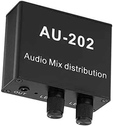 DAGIJIRD 2 Módon Sztereó Audio Mixer Forgalmazó hangerőszabályzó Keverés Testület Fejhallgató ERŐSÍTŐ
