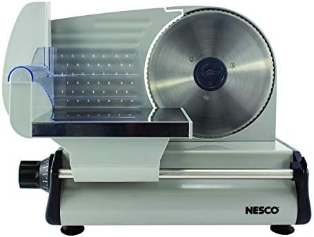 NESCO FS-200, Élelmiszer-Szeletelő, Szürke, Alumínium 7.5 inch Rozsdamentes Acél Penge, 180 watt, Egy Méret