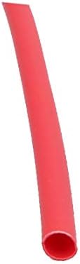 X-mosás ragályos Poliolefin Hő Zsugorodó Cső vezetékek Ujja 8 Méter, Hossza 1.5 mm, Belső Átm Piros(Tubo de poliolefina termocontraíble Kábel