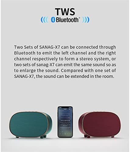 VASTAG Bluetooth 5.0 Hangsugárzó Fém Hordozható Vezeték nélküli zenelejátszó 3D-s Digitális Hang Mélynyomó Támogatás AUX TWS (Szín : Egy, Méret
