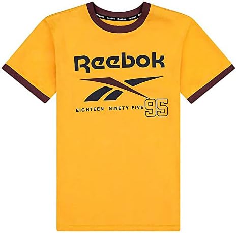 Reebok Fiú Klasszikus Rövid Ujjú Logó Sleeve T-Shirt