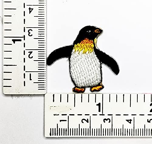 HHO Javítás Szett 3 Db. Mini Pingvin Madarat, Aranyos Állat Matricák Rajzfilm Gyerekeknek Applied Foltok Pingvin Vasalót varrni a Patch