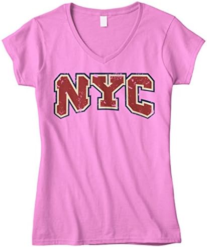 Cybertela a Nők New York City, YORK, Felszerelt V-Nyakú Póló