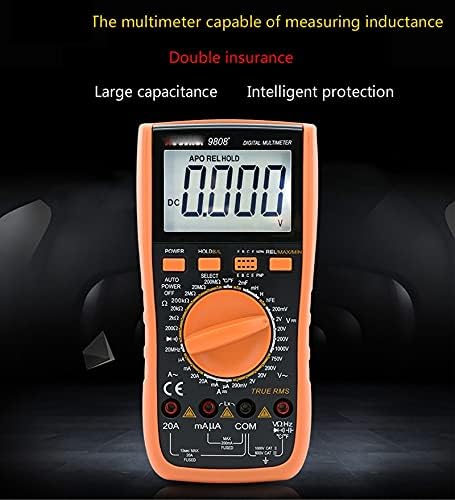 WSSBK 9808+ Nagy Pontosságú Digitális Multiméter 2000uF capacimeter 20MHz Frekvencia Hőmérséklet, valamint induktivitás Mérése a