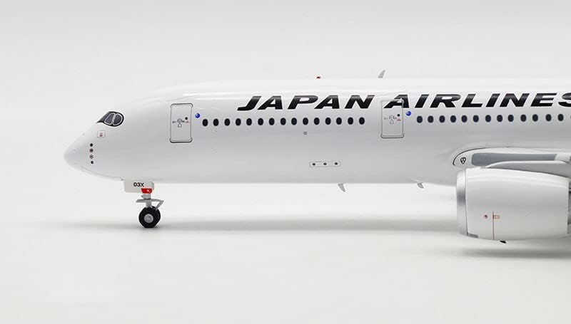 Fedélzeti 200 Japan Airlines JAL Airbus A350-900 JA03XJ Zöld állvánnyal Limited Edition 1/200 FRÖCCSÖNTÖTT Repülőgép Előre
