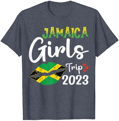 Jamaica Lányok Utazás 2023 Nyári Szabadság Út T-Shirt
