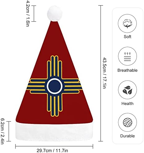 Zia Nap - Zia Pueblo - Új Mexico3 Karácsonyi Sapka, Télapó Sapka Vicces Karácsonyi Kalap karácsonyi Parti Kalapok Női/Férfi