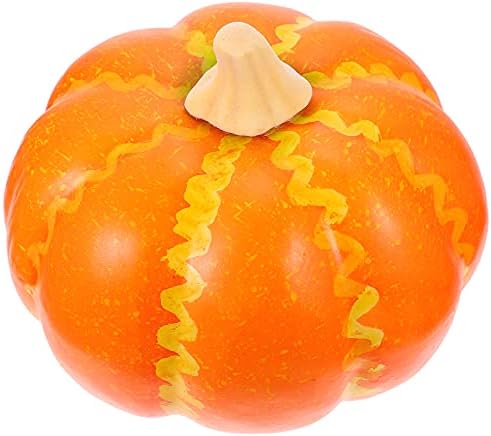 ABOOFAN Halloween Mesterséges Pumpkin Dekoráció Prémium Tartós Pumpkin Dekoráció Fél Javára