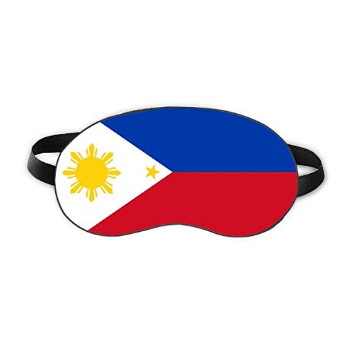 Fülöp-Szigetek Nemzeti Zászló Ázsiai Ország Aludni Szem Pajzs Puha Este Kendőt Árnyékba Borító