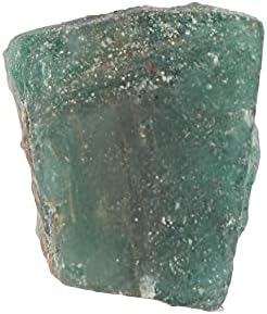 Ritka, Természetes Nyers, Durva Zöld Jade 24.55 ct Laza Drágakő Jóga, Dekoráció EGL Hitelesített