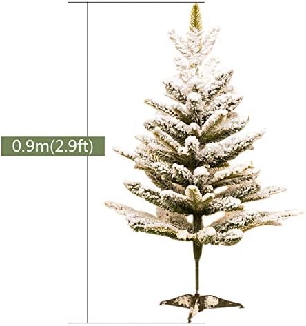 ZPEE 2.9 ft Karácsonyi Dekoráció Műanyag Állvány Hó Özönlöttek karácsonyfa, Anyag PVC Mesterséges Csupasz Fa Könnyen Összeszerelhető